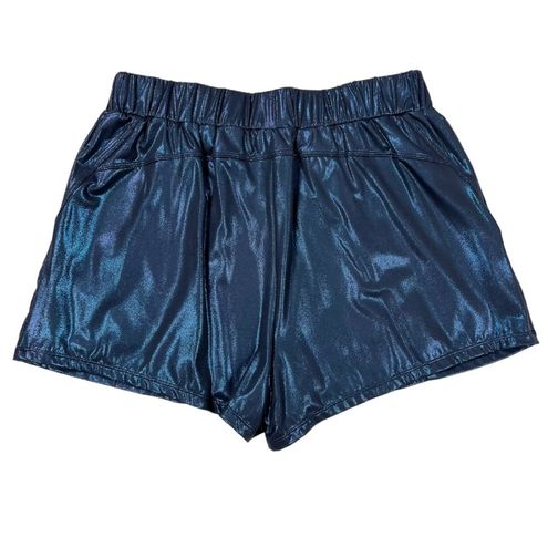 Halara Cloudful Shine Shorts Medium Blue - $27 New With Tags - From Myra