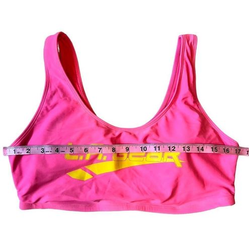 Forever 21 Plus LA Gear Neon Pink Bikini  Sports Bra Top Size 2X - $20 -  From Second