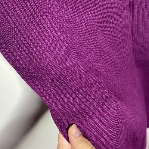 Lulus Much to Love Purple Ribbed Knit Mock Neck Sleeveless Mini Dress size  XL - $49 New With Tags - From maria