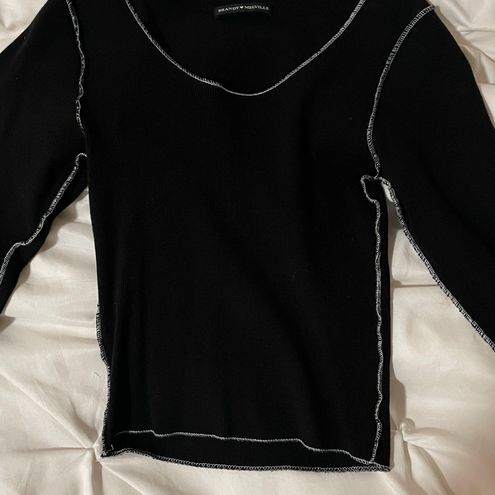 Brandy Melville Long Sleeve Black - $17 (39% Off Retail) - From