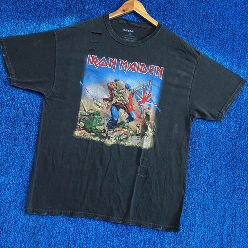 Urban Outfitters Iron Maiden Distressed rock t-shirt size extra large - - From spicy