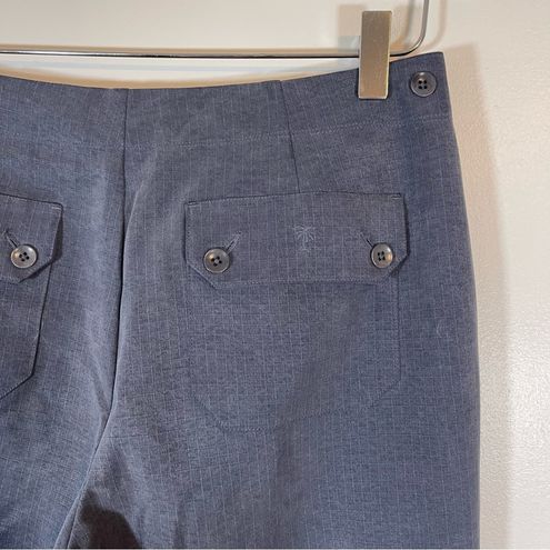 Tommy Bahama 100% silk navy womens cargo pants high rise casual size 4 -  $58 - From Cynthia