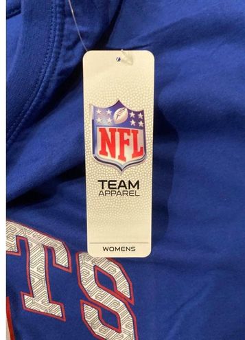 Women's New York Giants Football Tee, Size: Small, Brt Blue