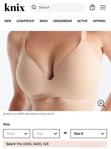 Knix Bra Tan Size 32 E / DD - $12 (80% Off Retail) New With Tags - From  Samantha