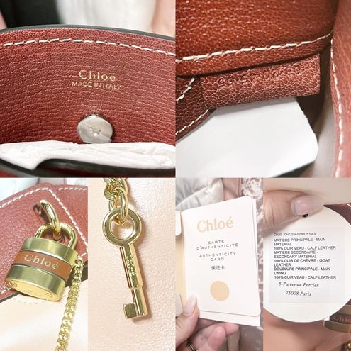 Chloé Auth Chloe Brand NWT Fallow Pink Bi-Color Aby Bucket Bag