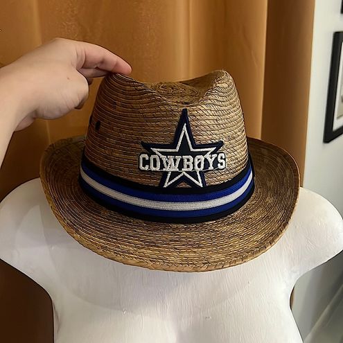 Accessories, Dallas Cowboys Straw Hat Along With A Carrying Bag Bundled  Together