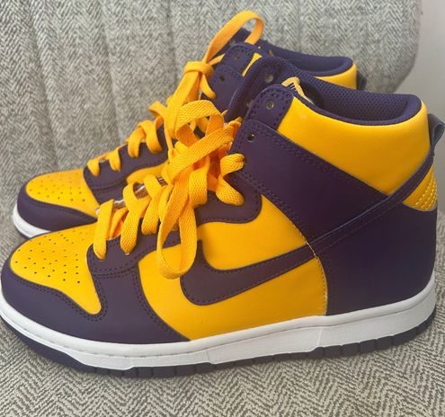 nike dunk high lakers｜TikTok Search