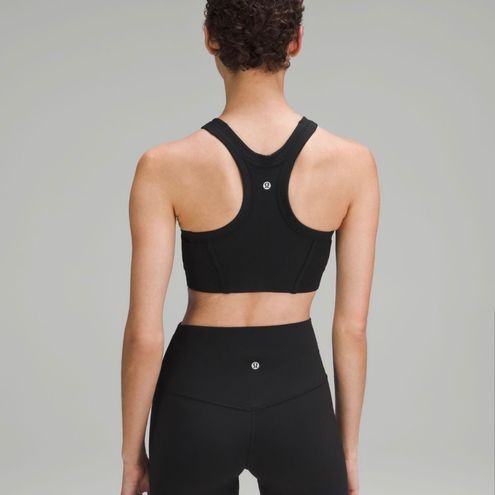 Lululemon Ribbed Nulu High-Neck Yoga Bra Green - $30 (55% Off Retail) -  From Hayley