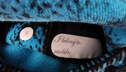 Lululemon Fair Isle Winter Snowflake Blue Fleece Sherpa Hood Scuba Hoodie  Size 6 - $114 - From Melissa