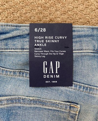 High Rise Curvy True Skinny Ankle Jeans with Secret Smoothing Pockets