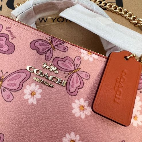 COACH®  Box Crossbody With Lovely Butterfly Print