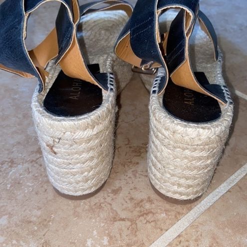 ALOHAS Kailua Platform Wedge Espadrille size 41 86 From Katie