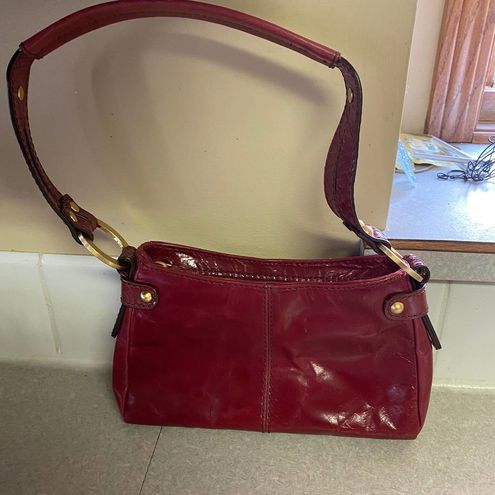 Franklin Covey Red Leather Classic 90s Y2K Mini Bag - $21 - From