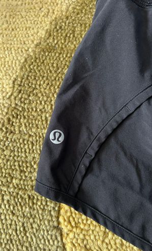 Lululemon Black Run Times Shorts Built in Underwear Size 6 - $50 - From  Emily