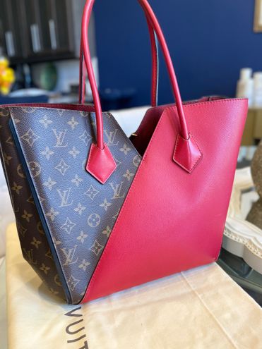 Louis Vuitton Monogram Canvas and Cerise Leather Kimono Tote Bag