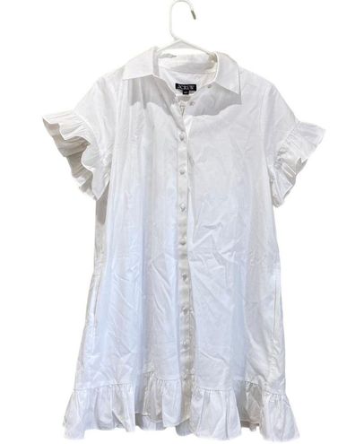 J.CREW RUFFLE HEM SHIRTDRESS