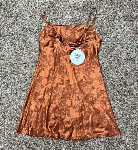 Norman Mini Dress Rust