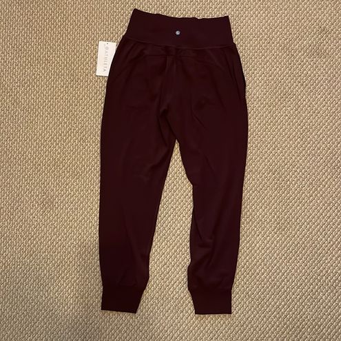 Athleta Salutation Jogger Size Medium Color Spiced Cabernet - $70