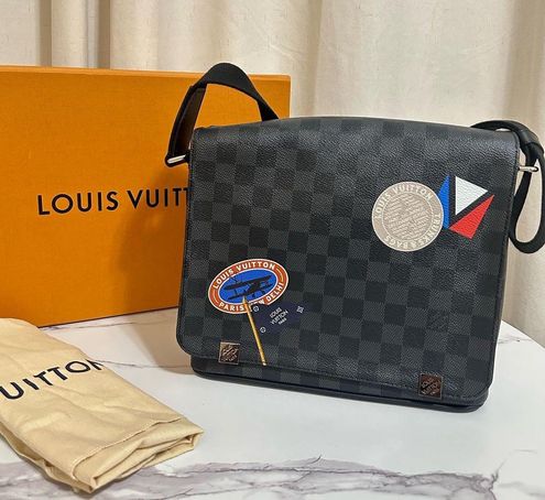 Louis Vuitton District Limited Edition Damier Graphite League PM Messenger  Bag Gray - $1200 (52% Off Retail) - From Krysllin