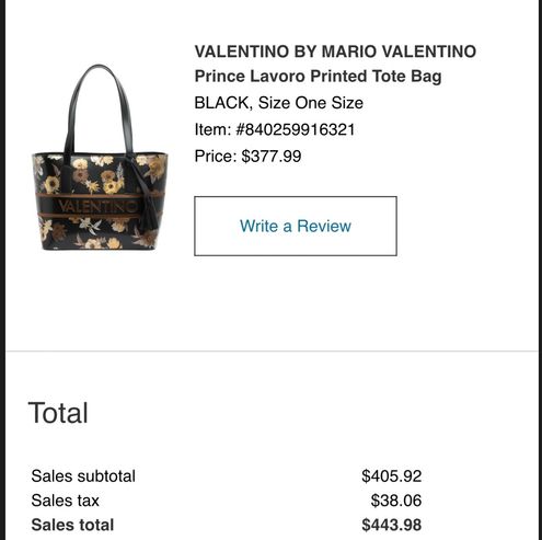 Valentino by Mario Valentino Prince Flower Leather Shoulder Bag on SALE