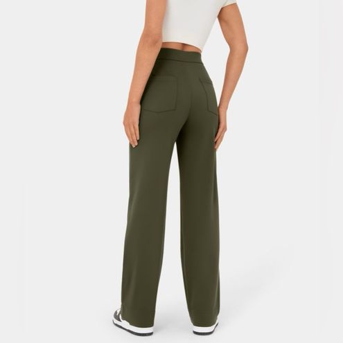 Halara High Waisted Button Multiple Pockets Straight Leg Casual Pants NWT  Medium - $48 New With Tags - From Sandras