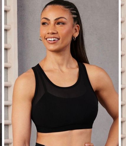 Fabletics Faye High Impact Sports Bra Black Size L - $35 New With