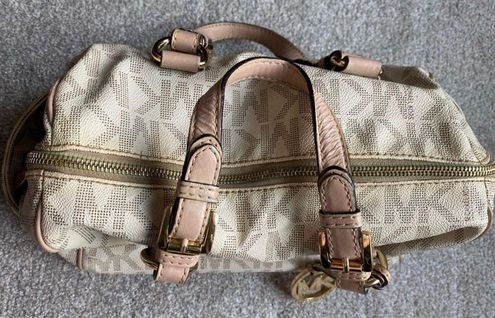 Michael Kors Medium Grayson Satchel Purse Tan - $102 (70% Off