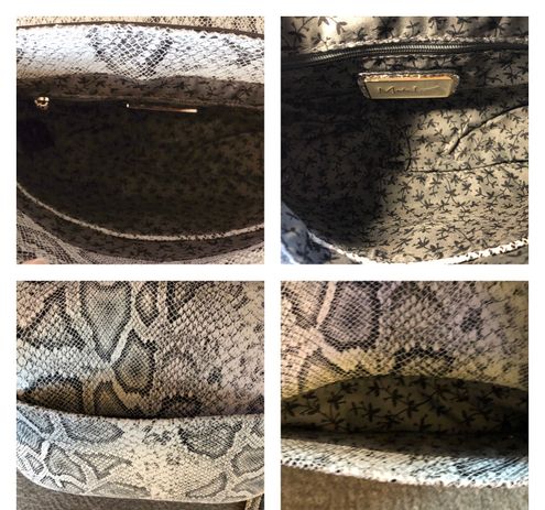 Moda Luxe Snakeskin Print Convertible Bag Multiple - $40 (55% Off