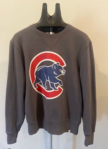 47 Brand Chicago Cubs Hoodie Sweatshirt Size Small ￼MLB Gray