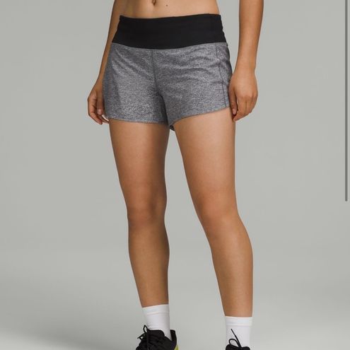 Lululemon speed up short 4 inch Gray Size 8 - $48 (29% Off Retail) New With  Tags - From gracie