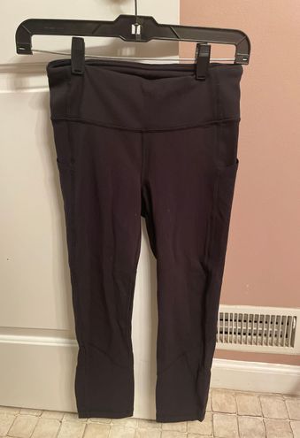 Lululemon Pace Rival Crop Leggings 22” Black Size 4 - $42 (65% Off