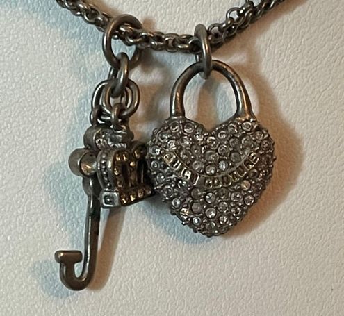 Juicy Couture Charm Necklace Silver - $30 - From Valerie