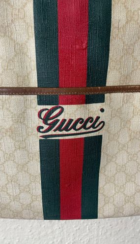 Gucci Vintage PVC Sling Bag Cherry Line