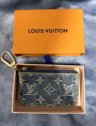 Louis Vuitton Key Pouch Pink in Coated Canvas with Gold-tone - US