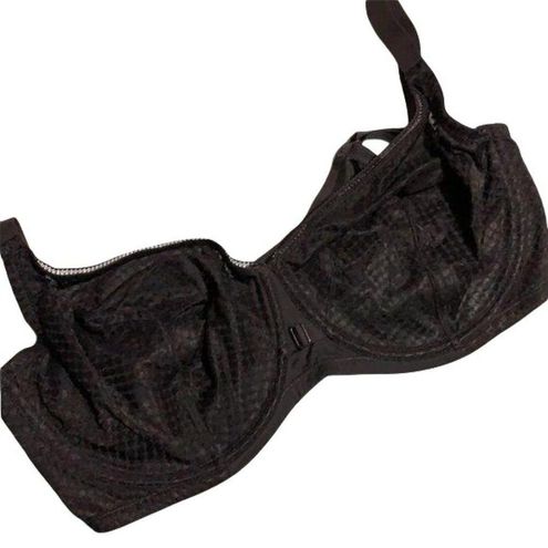 Playtex Womens Love My Curves Semi Sheer Underwire Bra Black 44DDD 44F NWOT  Size undefined - $19 - From Tiffany