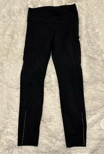 Lululemon Fast & Free 7/8 Tight II *Nulux 25 - Black (First