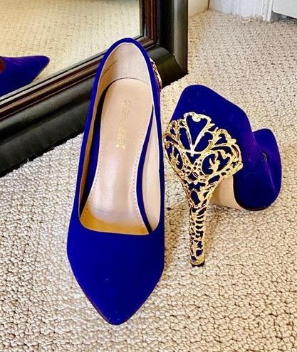 Shoedazzle Pumps Purple Heels Size 8.5 - $15 (75% Off Retail) - From Emma