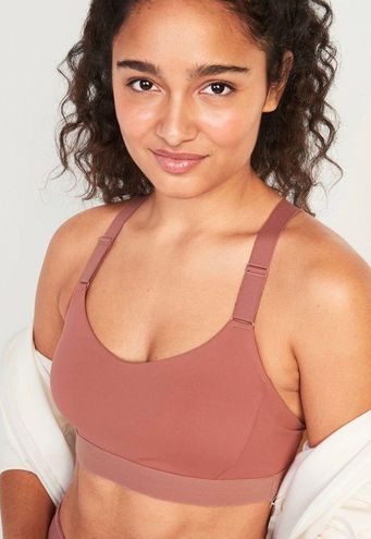 Old Navy Medium Support Powersoft Adjustable Strap Sports Bra Red - $22  (26% Off Retail) New With Tags - From Lauren