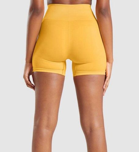 Gymshark Vital Seamless 2.0 Shorts - Yellow Marl