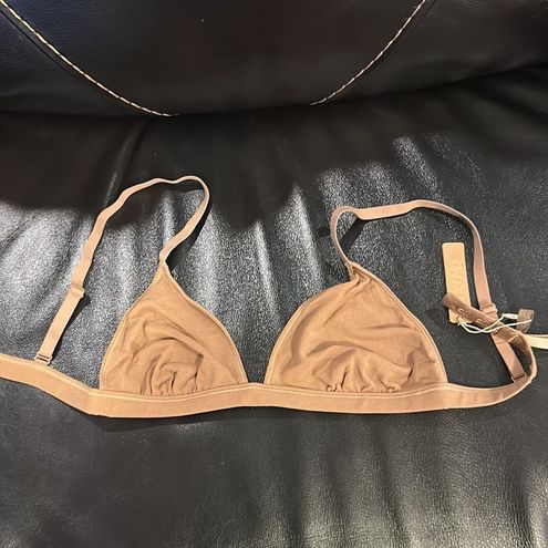 SKIMS Summer Mesh Triangle Bralette In Sienna Size XS - $15 New With Tags -  From Holly