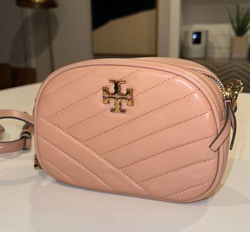 Tory Burch Kira Chevron Camera Bag in Pink