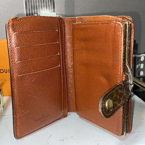 Louis Vuitton Authentic Monogram French Kisslock Wallet - $202