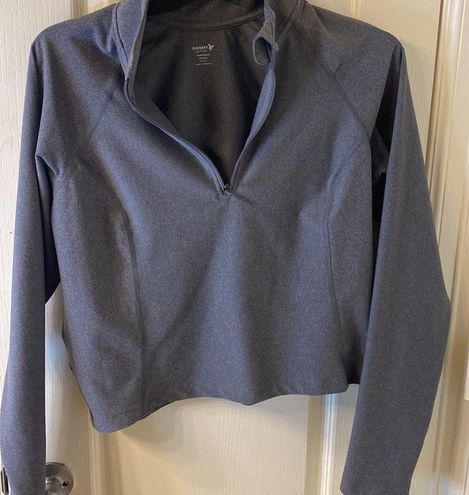 Old Navy PowerSoft Cropped Quarter-Zip Performance Top for Women