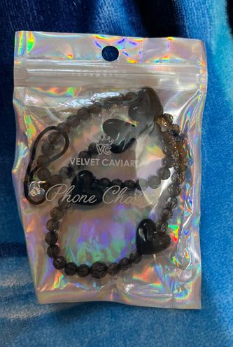 Playboy Black Bunny Phone Charm by Velvet Caviar