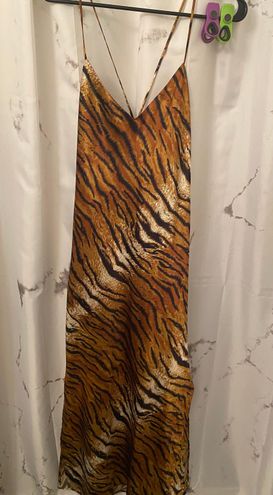 Tiger dress deals topshop
