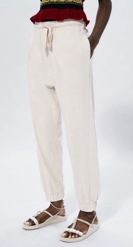 Jogger pants with elastic waistband and adjustable drawstring