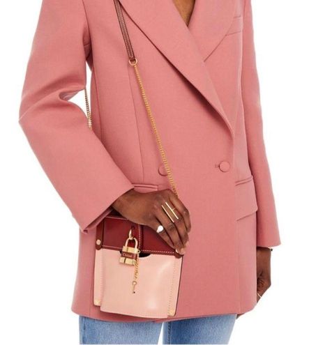 Chloé Auth Chloe Brand NWT Fallow Pink Bi-Color Aby Bucket Bag