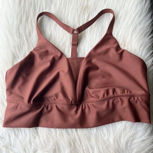 aerie, Intimates & Sleepwear, Aerie Offline Shine Racerback Sports Bra  Cabin Fever Xl