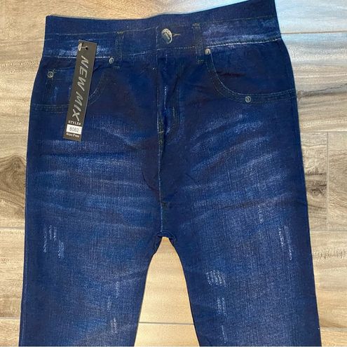 New Mix NWT Denim Look Stretchy Jeggings - $15 New With Tags