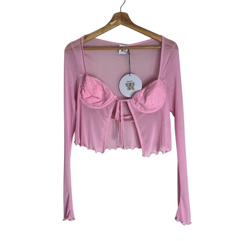 Tasia Long Sleeve Top Pink